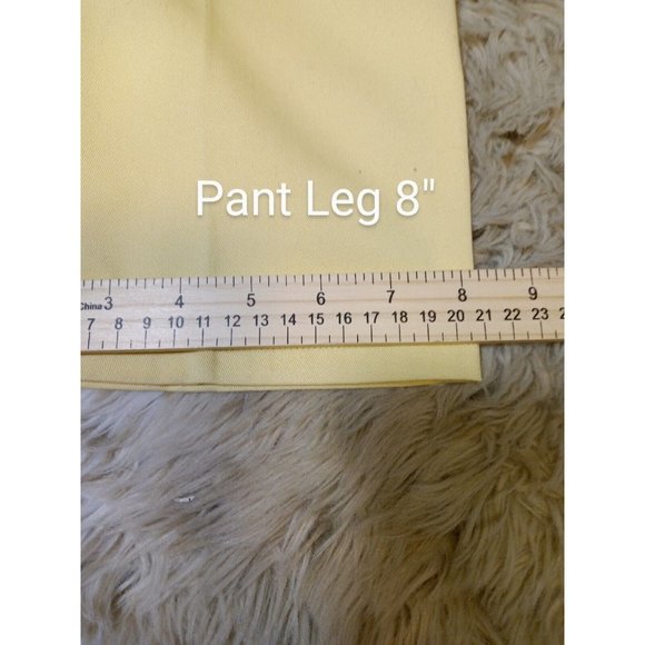 Drapers & Damons Women's Size 14 Yellow Straight Leg Zip-Front Lightweight Jeans - Picture 7 of 8